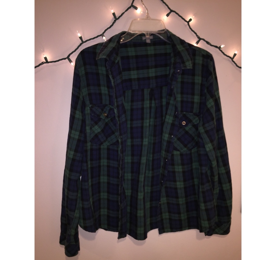Plaid Pocketed Flannel Super Trendy